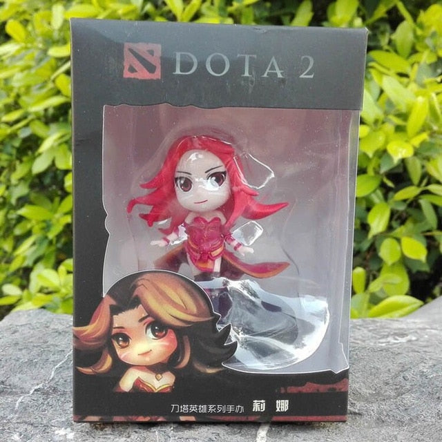 4pcs Dota 2 Game Figure SLARK TINY Doom Boxed PVC Action Figures Collection dota2 Toys