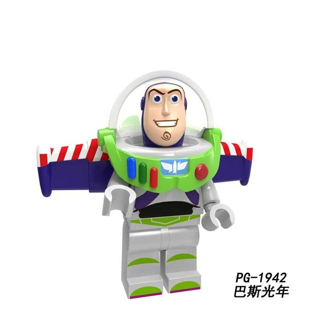 Robot 2019 Disney Toys Story 4 Action Figure 5cm Kids Toy Aliens Buzz Lightyear Building Blocks kids Toys for Children Children