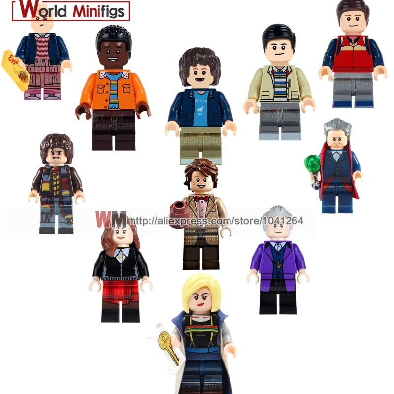 Single MG0184 Doctor Who TV Series Weeping Angel DR Assistant Rip Hunter Stranger Things Building Blocks Toys for Children