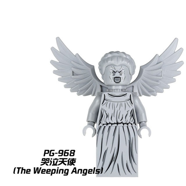 Single MG0184 Doctor Who TV Series Weeping Angel DR Assistant Rip Hunter Stranger Things Building Blocks Toys for Children