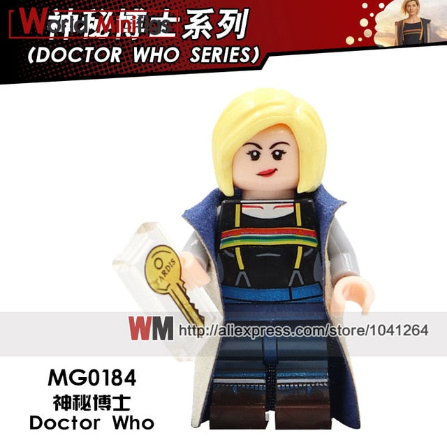 Single MG0184 Doctor Who TV Series Weeping Angel DR Assistant Rip Hunter Stranger Things Building Blocks Toys for Children