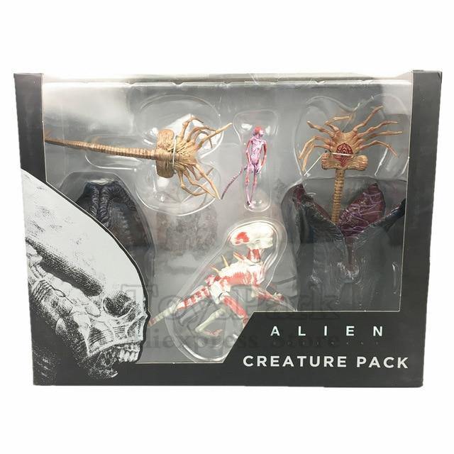 ToysPark Aliens 7" Scale Xenomorph Alien Action Figure Extendable Inner Mouth Covenant Moive Collectible 2017 NECA Alien Series