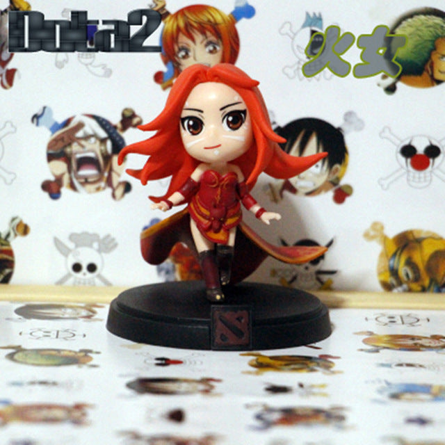 WOW All Styles DOTA 2 Game Figure Kunkka Lina Pudge Queen Tidehunter CM FV PVC Action Figures Collection dota2 Toys