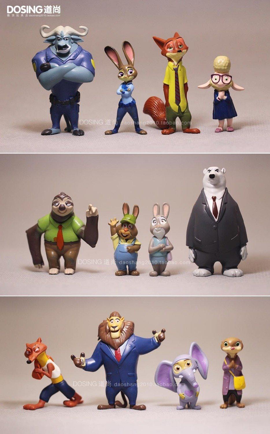 Zootopia/Zootropolis family Action Figures